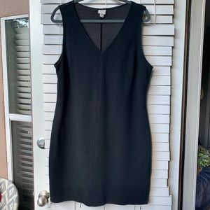 Black Sleeveless Sheath Dress